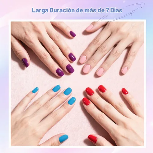 Vista 5 de OpenLive Juego de esmaltes de uñas de perfume de 32 colores, rojo, rosa y verde, juego de esmalte de uñas de secado rápido para mujeres, salón