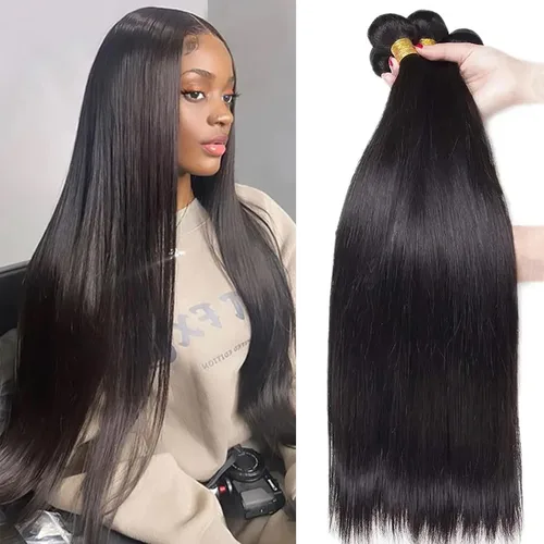 Vista 14 de Mechones de cabello humano 613, 14" 16" 18" 300g, 12A rubio ondulado, 100% cabello humano real, vida útil 3 veces más larga, 100% cabello virgen