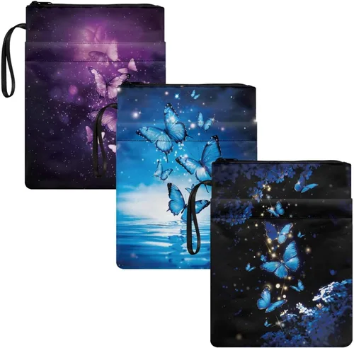Vista 18 de Forchrinse Lindas fundas de libro de abejas para libros de bolsillo, 11.4 x 8.7 pulgadas, funda lavable de libro Sox para amantes de los libros