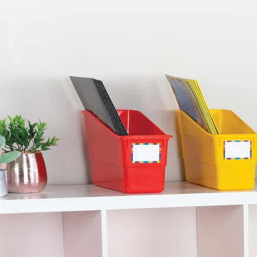 Vista 35 de Really Good Stuff - Contenedores para libros, carpetas y archivos, ideales para necesidades de almacenamiento de espacios estrechos o verticales