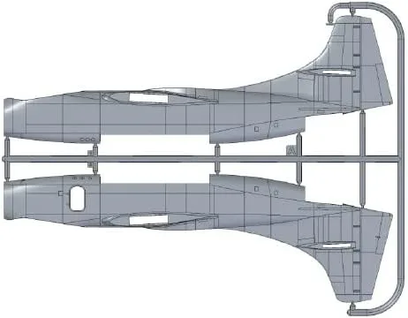 Vista 6 de Roden 063-1/72 - North American AJ-1 Savage, kit de modelo de plástico a escala