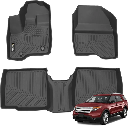 Vista 261 de Tapetes de piso para todo clima y forro de carga con respaldo para Chevrolet Suburban de 7 asientos 2021-2025 / GMC Yukon XL de 7 asientos