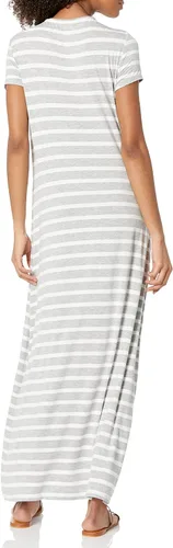 Vista 3 de Tienda Essentials - Vestido largo de manga corta para mujer