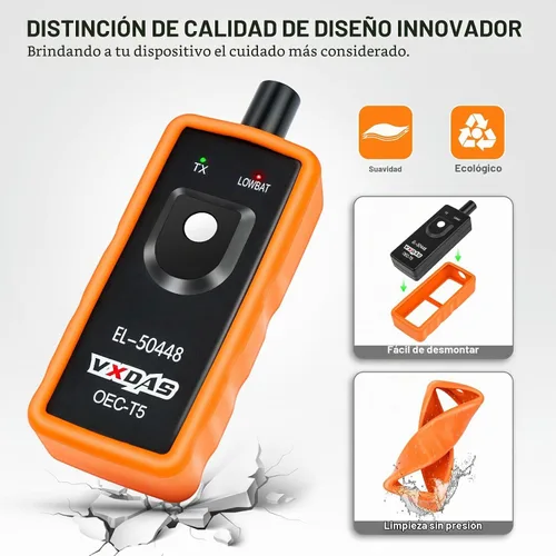Vista 3 de VXDAS EL-50448 TPMS Herramienta de reinicio para GM Sensor de presión de neumáticos TPMS Herramienta de reaprendizaje para vehículos Buick Chevy