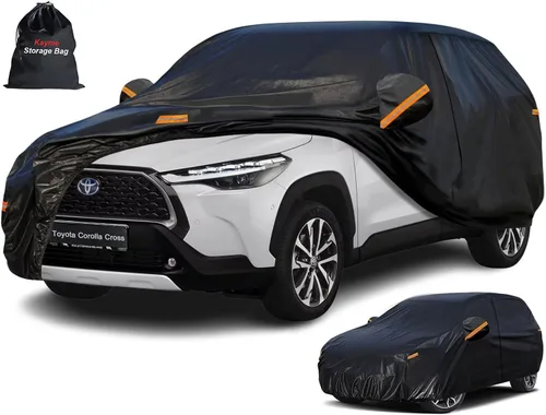 Vista 18 de Kayme Cubierta de auto SUV de 7 capas ajuste personalizado para BMW X1 (2009-2025), impermeable, para todo tipo de clima, para automóviles, cubierta