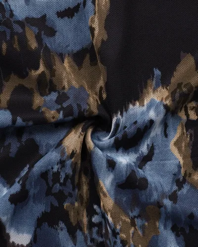 Vista 4 de Timeson Blusas de manga 34 para mujer, estilo casual, cuello en V, camisas de vestir de doble capa, túnicas de malla