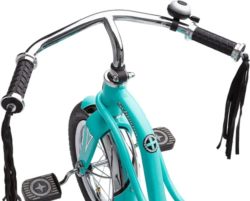 Vista 4 de Schwinn Roadster - Triciclo para niños Verde azulado