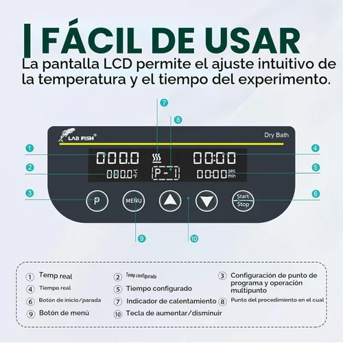 Vista 4 de LAB FISH GDB100C Máquina de calentamiento/enfriamiento de gel, jeringas de 5x2.5/5/0.3 fl oz