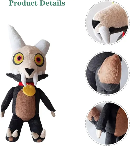 Vista 3 de HJTLSKBZ - Peluche de The Owl House King, casa de búho, lindo animal de peluche kawaii, muñeco de peluche Kawaii de dibujos animados, juguete