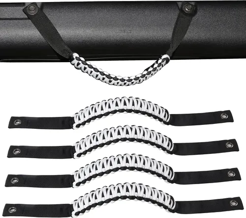 Vista 13 de Asas de agarre de barra antivuelco para Ford Bronco 2021 2022 2023 2024 2025 2 accesorios de 2 puertas y 4 puertas, mango de agarre de paracaídas