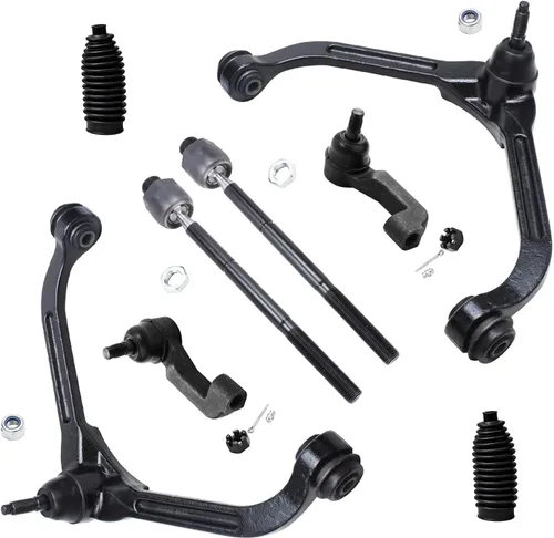 Vista 358 de Detroit Axle - Kit de brazos de control de extremo de 8 piezas para Toyota 2001-2003 Highlander 2002-2003 Camry Lexus ES300, 2 conjuntos de brazos
