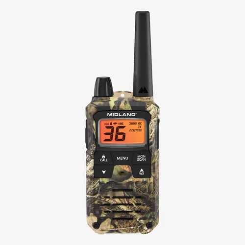 Vista 9 de Midland - Walkie Talkies T295VP4 X-TALKER con 22 canales GMRS - Radio bidireccional NOAA Tecnología de alerta meteorológica y escaneo, opciones