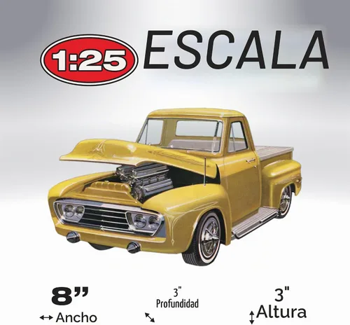 Vista 4 de AMT 1953 Ford Pickup Kit de modelo a escala 1:25