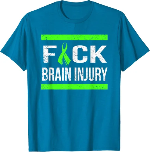 Vista 10 de Apoyo Daño cerebral Concienciación T Shirt, mujer L, Asphalt Negro