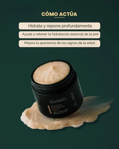 Vista 4 de Buttah Skin CocoShea Crema revitalizante de 2 onzas, manteca de karité y cacao africana natural y orgánica, la mejor crema hidratante facial
