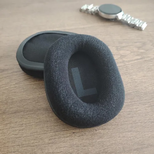 Vista 6 de Almohadillas suaves de repuesto compatibles con Razer Barracuda X Gaming Headset almohadillas con tela cómoda y espuma viscoelástica