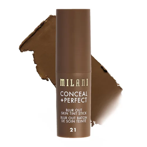Vista 18 de Milani Conceal + Perfect Blur Out Skin Tint Foundation 12-Medium Olive 12 Bronceado Medio - Oliva