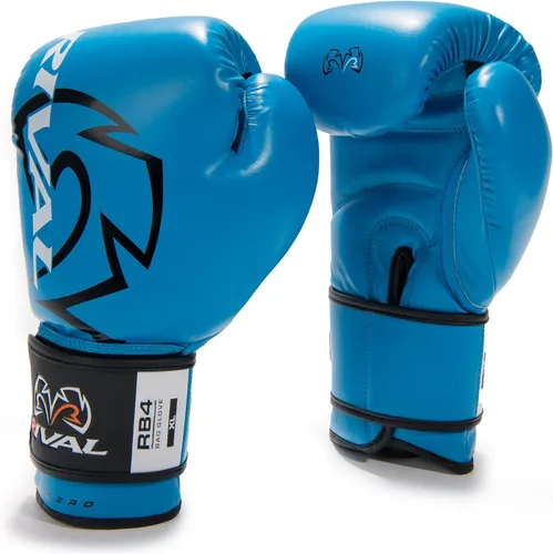 Vista 3 de Guantes de boxeo RIVAL RB4 Aero Bag, cierre de velcro, carcasa exterior de PU sintético para mayor durabilidad y rendimiento