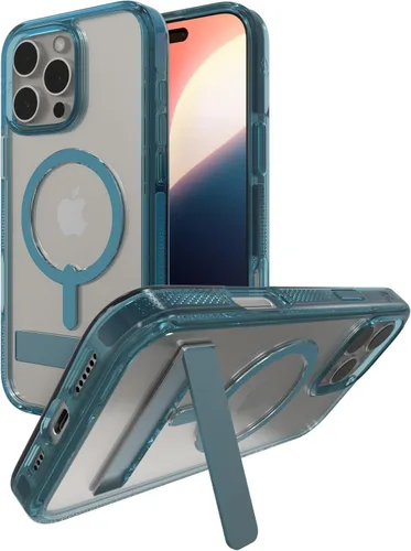 Vista 74 de ZAGG Gear4 Santa Cruz Snap Case para Apple iPhone 14, protección contra caídas D30 de hasta 13 pies (4 m), compatible con carga inalámbrica, parte