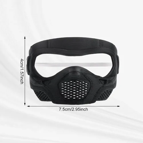Vista 2 de Penitue Máscara de muñeca moderna y elegante, bonita máscara decorativa de muñeca con cuerda elástica, accesorios de juguetes elegantes