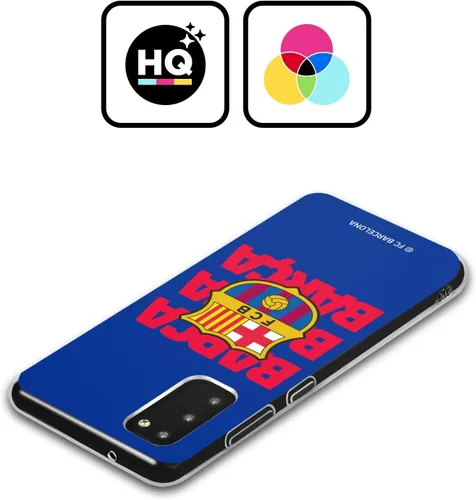 Vista 2 de Head Case Designs Funda de gel suave con licencia oficial del FC Barcelona Barca Crest Graphics compatible con Samsung Galaxy A01 Core (2020)