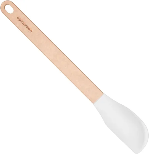 Vista 8 de Epicurean Espátula pequeña de la serie de silicona, mango natural con cabeza negra