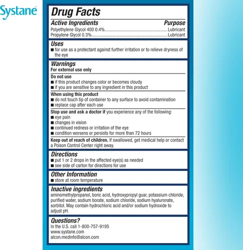 Vista 6 de Systane Hydration PF - Gotas lubricantes para los ojos, 10 ml