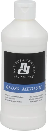 Vista 6 de New York Central Medios acrílicos – Pintura de grado profesional que no se agrieta para pintura corporal pesada, collage, medios mixtos