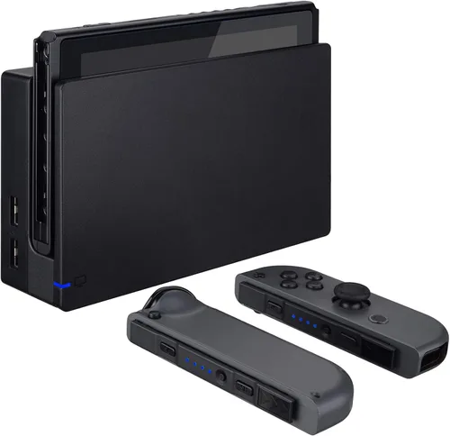 Vista 9 de eXtremeRate Firefly - Kit de afinación LED para Nintendo Switch Joycons Dock NS Joycon SL SR Botones Cinta Flex Cable Indicador LED de alimentación