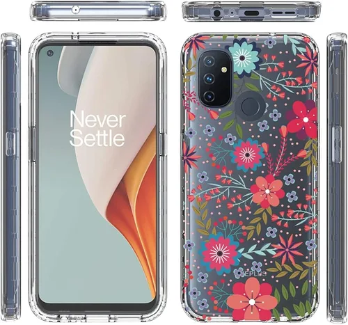 Vista 5 de Funda para Oneplus N10, Oneplus N10 5G para niñas, cuerpo completo, a prueba de golpes, transparente, suave, flexible, TPU, funda protectora