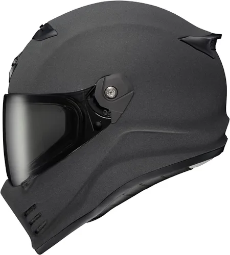 Vista 16 de ScorpionEXO Covert FX - Casco integral para motocicleta adulto estilo Street Fighter - bolsillos para altavoces con Bluetooth, certificación DOT ECE
