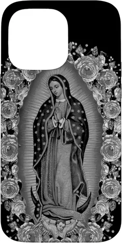 Vista 21 de Our Lady Virgen De Guadalupe - Carcasa floral para iPhone 17