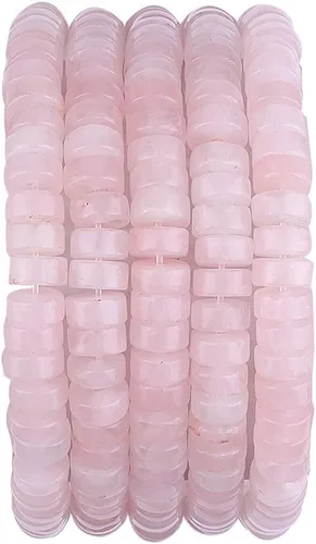 Vista 41 de BEADIA Cuentas Espaciadoras de Jade Natural Africano Planas Redondas Sueltas para Hacer Joyas con Abalorios 3mmx2mm 38cm