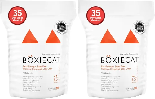 Vista 9 de Boxie - Arena para gatos extra fuerte, control de olores de 35 días, 16 libras