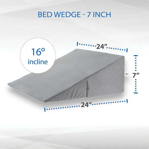 Vista 6 de Core Products Cojín ajustable de espuma de cuña para reflujo ácido, gris - 7