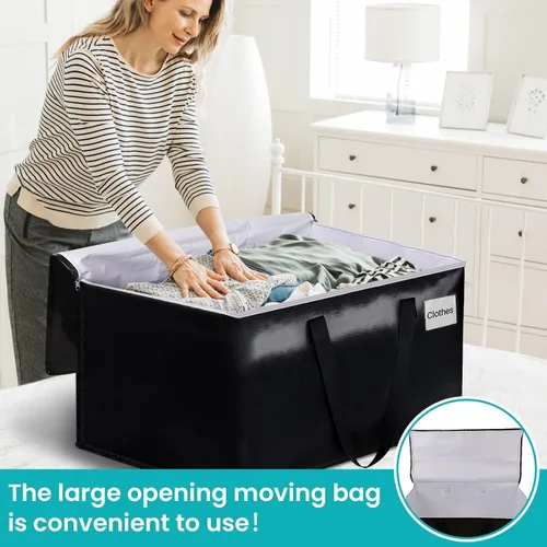 Vista 6 de Bolsas de mudanza extra grandes y resistentes, bolsas de embalaje