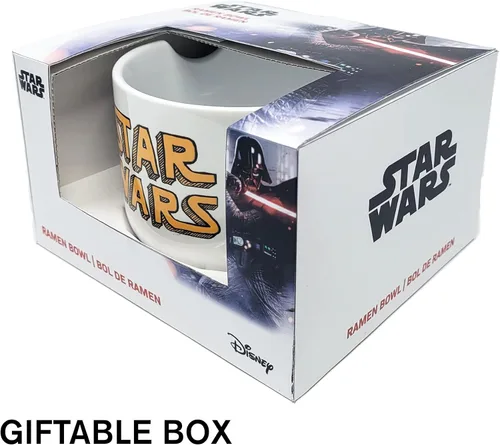 Vista 8 de Katalyst Licencias y promociones Star Wars Ramen Bowl y palillos Space Chase Millenium Falcon Tie Fighter X-Wing