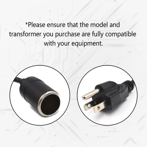 Vista 4 de Convertidor de CA a CC de 12V 10A 120W IP67 Impermeable Adaptador de Corriente 110V-220V a 12 Voltios Transformador para Refrigerador de Coche