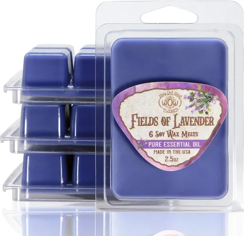 Vista 14 de Cera perfumada para calentadores de cera, ambientador aromático, paquete de 4, juego surtido de 6 cubos de fusión, hecho a mano en Estados Unidos