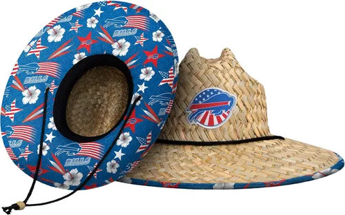 Vista 121 de FOCO - Sombrero de paja con logotipo de equipo universitario de NCAA y estampado floral para hombre