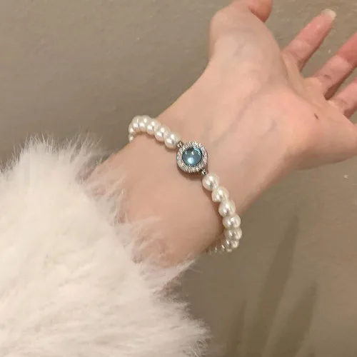 Vista 11 de Pulsera de la suerte para mujeres y hombres, joyería retro sintética con cuentas de ágata, un regalo maravilloso para tus seres queridos