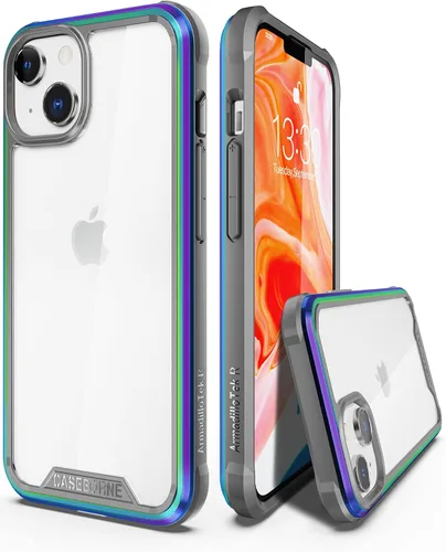 Vista 10 de CaseBorne R - Funda compatible con iPhone 13 / iPhone 14, protección a prueba de golpes, grado militar probado en caídas de 12 pies, marco