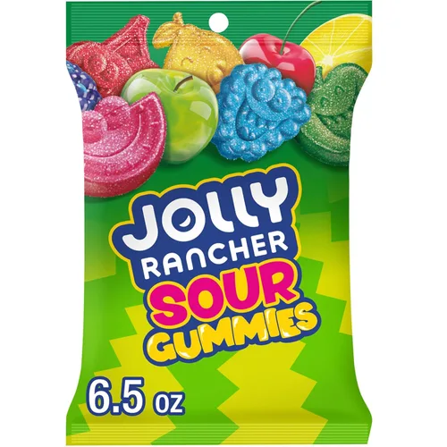 Vista 7 de JOLLY RANCHER Sour Gummies - Caja de dulces con sabor a fruta surtida, 3.5 onzas