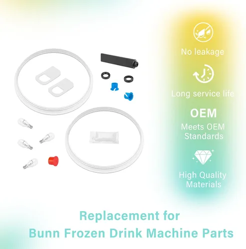 Vista 4 de Kit de bombillas de sello de juntas de granizado para Bunn Ultra 2 Parts,Máquina de bebidas congeladas Reemplazo de piezas de máquina granizado OEM
