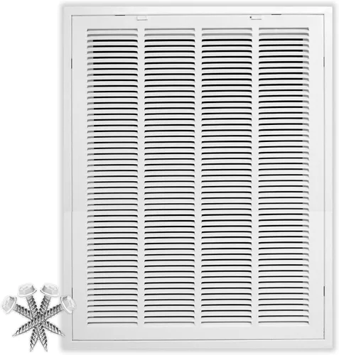 Vista 19 de HVAC Premium Rejilla de Filtro de Aire de Retorno de Acero con Apertura de Conducto de 8 x 6, para Filtro de 1 pulgada, Puerta Extraíble, Rejilla
