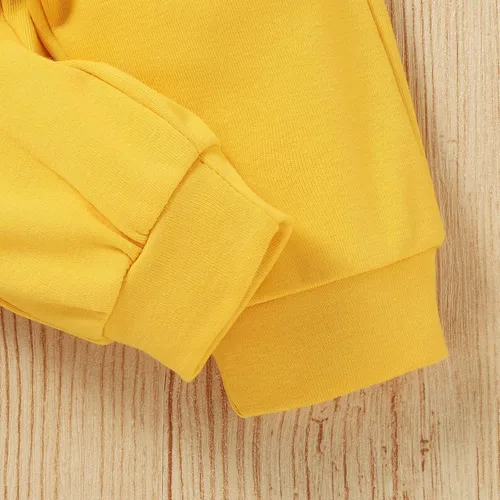 Vista 8 de Ropa para bebé niño, sudadera para otoño e invierno, trajes de manga larga con bolsillo, sombreros, 3 piezas