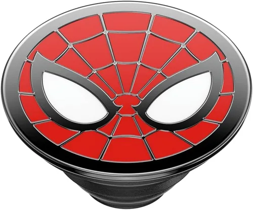 Vista 4 de Agarre para teléfono PopSockets con soporte expandible, agarre adhesivo, esmaltado - Marvel Spiderman