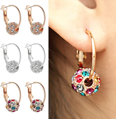 Vista 2 de Aretes linfáticos para mujer en Prime Yoopulse, aretes linfáticos para terapia de linfvidad, aretes de germanio para drenaje linfático, joyería