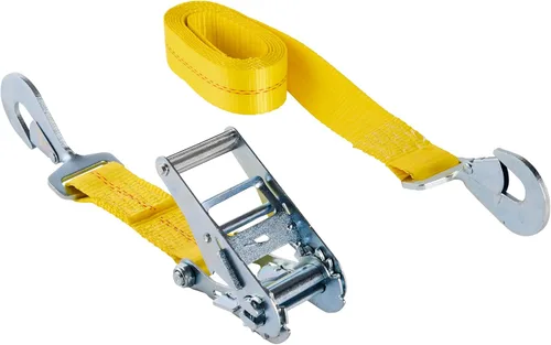 Vista 2 de Keeper Hampton PROD Keeper - Amarre de trinquete automático de 2 pulgadas x 10 pies con ganchos a presión, límite de carga de trabajo de 2,000