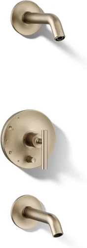 Vista 4 de Kohler PURIST® B/S TRM W/DIV, 35 SPT, LS HD-CRS